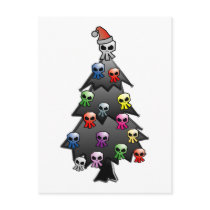 Dark and Gothic Holiday Greeting postcards
