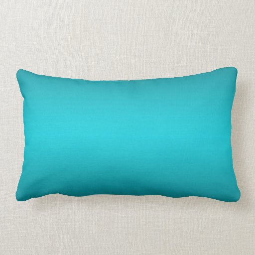 Dark and Light Aqua Blue Gradient - Turquoise Throw Pillow Zazzle
