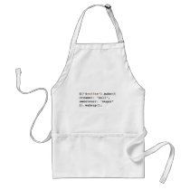 Dark and Sweet Javascript aprons