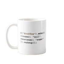 Dark and Sweet Javascript mugs