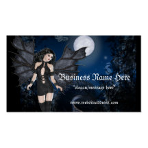 Dark Angel & Dark Night Vampire/Fantasy Biz Cards Business Card Template