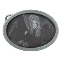 "Dark Angel" gothic fairy vampire BELT BUCKLE belt buckles