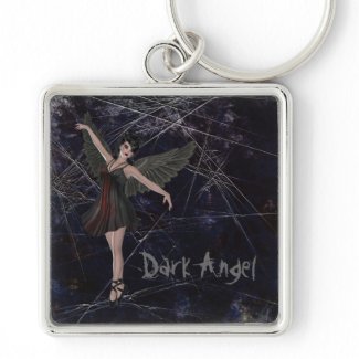 Dark Angel Gothic Key Chain zazzle_keychain
