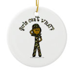 Dark Army Woman Ornament