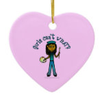 Dark Artist Girl Ornament