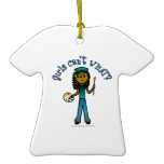 Dark Artist Girl Ornaments