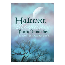 Dark Arts : Halloween Romance Gothic Wedding Party Personalized Announcements