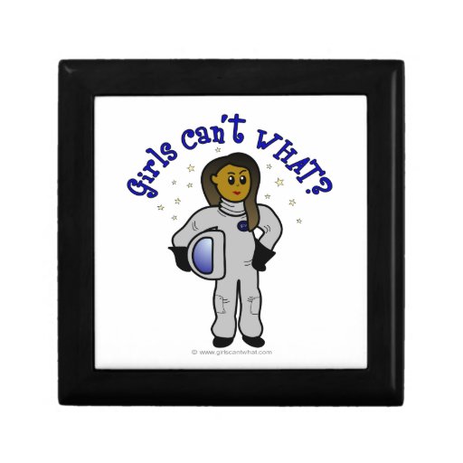 Dark Astronaut Girl Jewelry Box