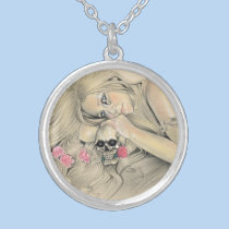 Dark Ballerina Skull Necklace necklaces