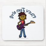 Dark Bass Player Mouse Pad