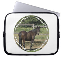 Dark Bay Horse  Electronics Bag Computer Sleeve