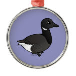 Dark-bellied Brant Goose Premium circle Ornament
