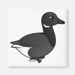 Dark-bellied Brant Goose Square Magnet