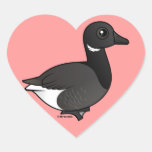 Dark-bellied Brant Goose Heart Sticker