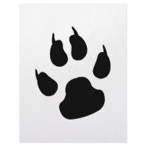 Dark big paw letterhead