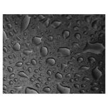 Dark Black Water Droplets Textured Design flyers