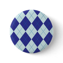 Dark Blue and Light Blue Argyle Pattern Pins