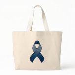 Dark Blue Awareness Ribbon Bag