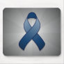 Dark Blue Awareness Ribbon Mousepad