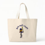 Dark Blue Ball Player Tote Bag