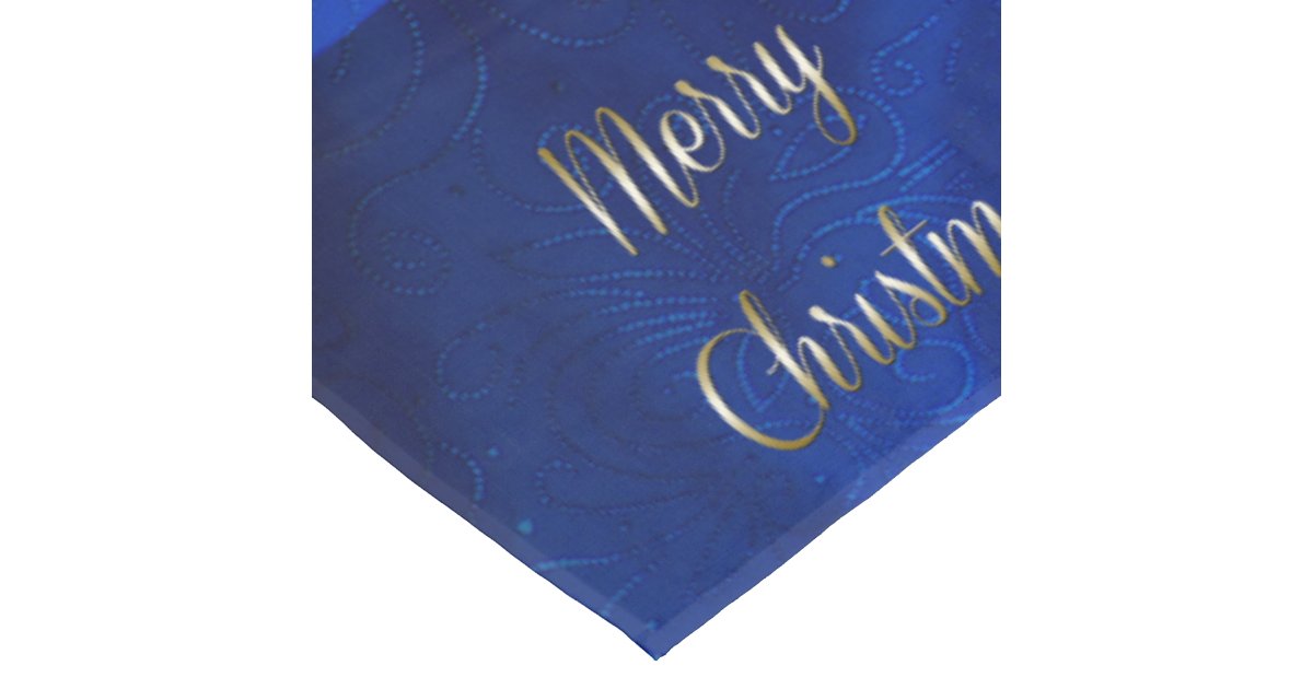 Dark Blue Christmas Tablecloth Zazzle