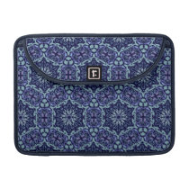 Dark Blue Elegant Pattern Macbook Pro sleeve macbook sleeves