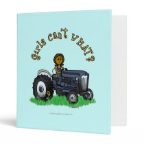 Dark Blue Farmer Girl Binders