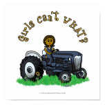 Dark Blue Farmer Poster