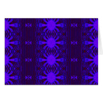 Dark Blue Fractal Pattern cards by DonnaGraysonAbstract Dark Blue Fractal Pattern cards