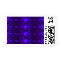 Dark Blue Fractal postage by DonnaGraysonAbstract Dark Blue Fractal postage