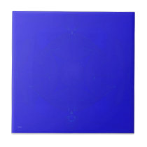 Dark Blue fractal tile Piece 5 of 6 tiles