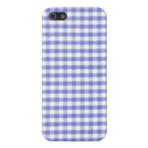 Dark blue gingham pattern covers for iPhone 5