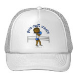 Dark Blue Girls Boxing Mesh Hat