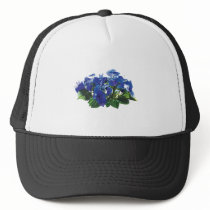 Dark Blue Hydrangea Lace Cap hats by SusanSavad Dark Blue Hydrangea Lace Cap hats
