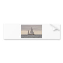 Dark Blue Ketch Bumper Sticker