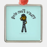 Dark Blue Navy Girl Ornament