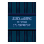 Dark blue retro distressed  lines business cards