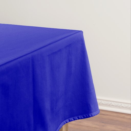 Dark Blue Solid Color Tablecloth Zazzle