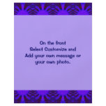 dark blue star abstract flyers