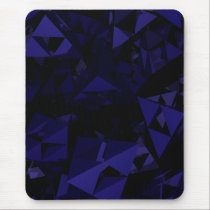 Dark Blue Tetrahedron Mousepad mousepads