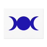 Dark Blue Triple Goddess Post Cards