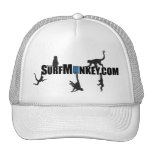 Dark blue "U" in Hanging Munkeys design Mesh Hat