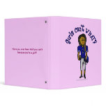 Dark Blue Womens Football Binders