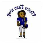 Dark Blue Womens Football Prints