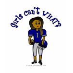Dark Blue Womens Football Tshirt