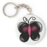 Dark butterfly keychains
