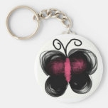 Dark butterfly keychains