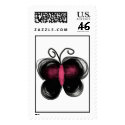 Dark butterfly postage by JoJy45 Dark butterfly postage