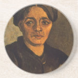 Dark Cap by Vincent van Gogh Coasters