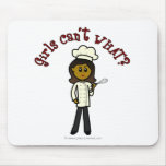View more Dark Chef Girl Mousepads personalized gift ideas for girls Dark Chef Girl Mousepads